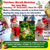 Christmas Wreath Workshops Launched For Sutton Coldfield 