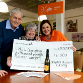 SIX IS A LUCKY NUMBER AS ST GILES HOSPICE LOTTERY PLAYER HITS ROLLOVER JACKPOT
