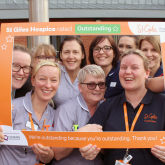 The Care Quality Commission says St Giles Hospice is Outstanding