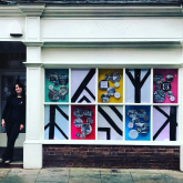 New window display celebrates vibrancy of historic street in Shrewsbury