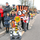 News from TfWM: Pupils take delivery of parking buddies to improve safety outside their school