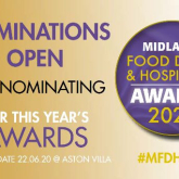 Nominations open for the 5th Midlands Food Drink & Hospitality Awards