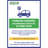 Car park charges to resume in #Epsom