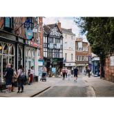 Footfall steadily rises in Shrewsbury as shops reopen