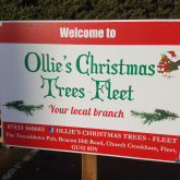 Buy your Christmas Tree in Fleet in a COVID secure environment
