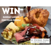 Win Sunday lunch for four people at St Pierre Park Hotel