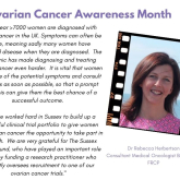 Ovarian Cancer Awareness Month – March 2021