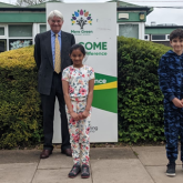 MP visits kind-hearted pupils on fundraising ‘Pyjamarama Day’