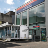 Mobile testing unit remains at New Cross