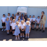 Captain Tom inspires Lichfield pupils to raise £3,295 for St Giles Hospice