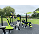 Free to use gym equipment installed in #Epsom borough park #CourtRec  ‘a post lockdown fitness boost for local residents’ @EpsomEwellBC