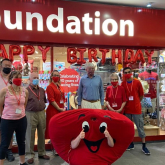 Andrew Mitchell MP visits local British Heart Foundation shop to mark 60th anniversary of the charity