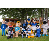 Ashley Bear Helps Raise Over £500 For Charity In Controversial Mascot Race #Epsom @Ashley_Centre