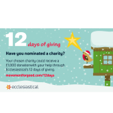 Ecclesiatical's Movement for Good, 12 Days of Giving