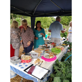 The Epsom Rotary Club providing beautiful organically grown food free to the Local Food Pantry