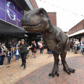 World’s biggest T-Rex wows Sutton Coldfield town centre