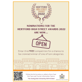 Hertford High Street Awards 2022