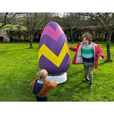 Giant eggs form the new Shrewsbury Easter Trail 