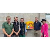 Mission accomplished as lifesaving defibrillator installed at livestock market