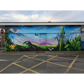 Epsom & Ewell Borough Council and Glyn School Collaborate on Community Mural @Glynschoolepsom