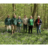 Few tickets remaining for charity bluebell walk in the “As You Like It” Wood 