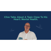 Clive talks about a topic close to his heart: Mental health