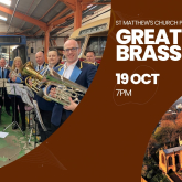 Walsall Parish Church Presents - Great Barr Brass Band 19th October 7pm