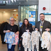 Motorsport boss donates pyjamas to young patients
