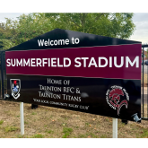 Carly Press Celebrates New Branding at Summerfield Stadium