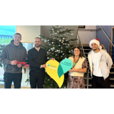 ‘Tree-mendous’ festive support for Shrewsbury Town and Severn Hospice