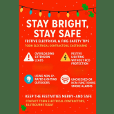Stay Bright, Stay Safe: Festive Electrical & Fire-Safety Tips from Tobin Electrical Contractors, Eastbourne