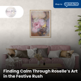 Finding Calm Through Roselle’s Art in the Festive Rush 