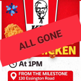 Amazing day for the Community with free KFC Foodbank