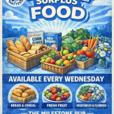 Free Fresh & Surplus Food Available 