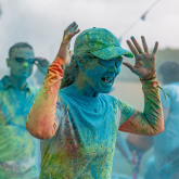 Rainbow Runners in good spirits despite wet weather