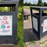 Primary school pupils help brighten Brownhills park with anti-litter artwork