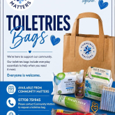 Free Toiletries Bags from Community Matters and Walsall Healthcare NHS Trust