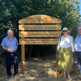 New entrance signs mark the next chapter for Merrions Wood