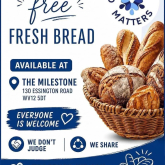 Free Fresh Bread Available