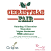 FREE Christmas Fayre at Origins Restaurant