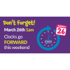 The days are getting lighter in Farnham, so when do we put the clocks forward?