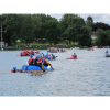   Aquatic Action with Annual Sutton Coldfield Scout Raft Race