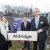 Work under way to pave the way for the construction of new Aldridge Railway Station