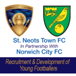 St Neots Town Football Club partnership with Norwich City Football Club