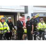 Local Police get on their bikes at The Ashley Centre Epsom @ashley_centre @epsomewellbeat