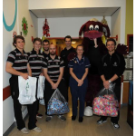 Somerset Players Deliver Christmas Presents to Children’s  Ward.