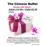 Mother's Day with THE Chinese Buffet, Bolton