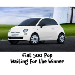 White FIAT 500 Pop – Ordered ready for the winner  @PersonalAgentUK #sellmyhouse