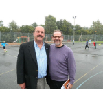 LTA chief executive enjoys visit to Shrewsbury Tennis Club