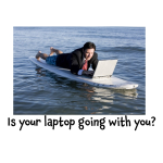 Is your laptop going with you? @davecordle